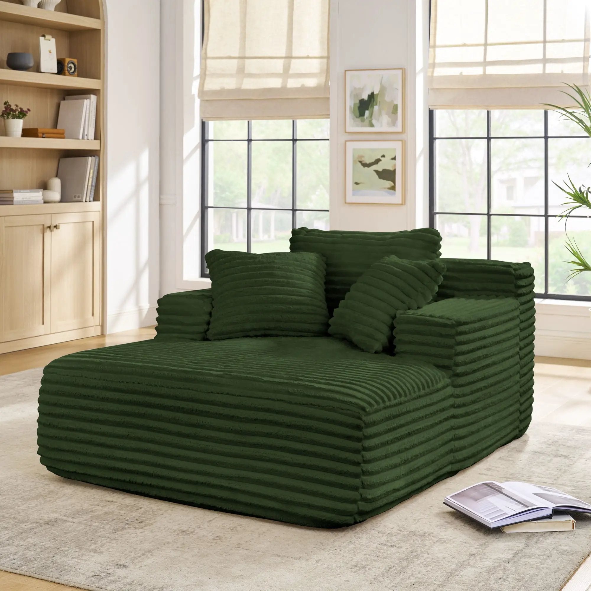 Chaise Lounge Sofa Bed With Deep Seat For Living Room by Unique Piece Furniture