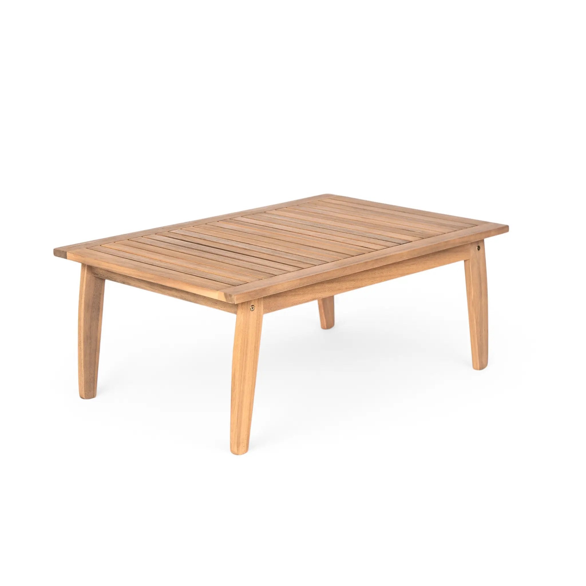 Outdoor 2pc Acacia Wood and Rope Patio Chat Set by HouseOfZazla