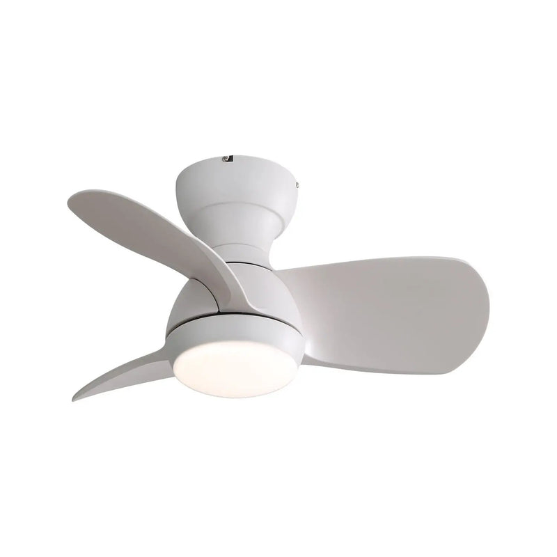 23" Bedroom Ceiling Fan With 3 Color Dimmable 3 ABS Blades Remote Control Dc Motor With 18W Led Light by HouseOfZazla