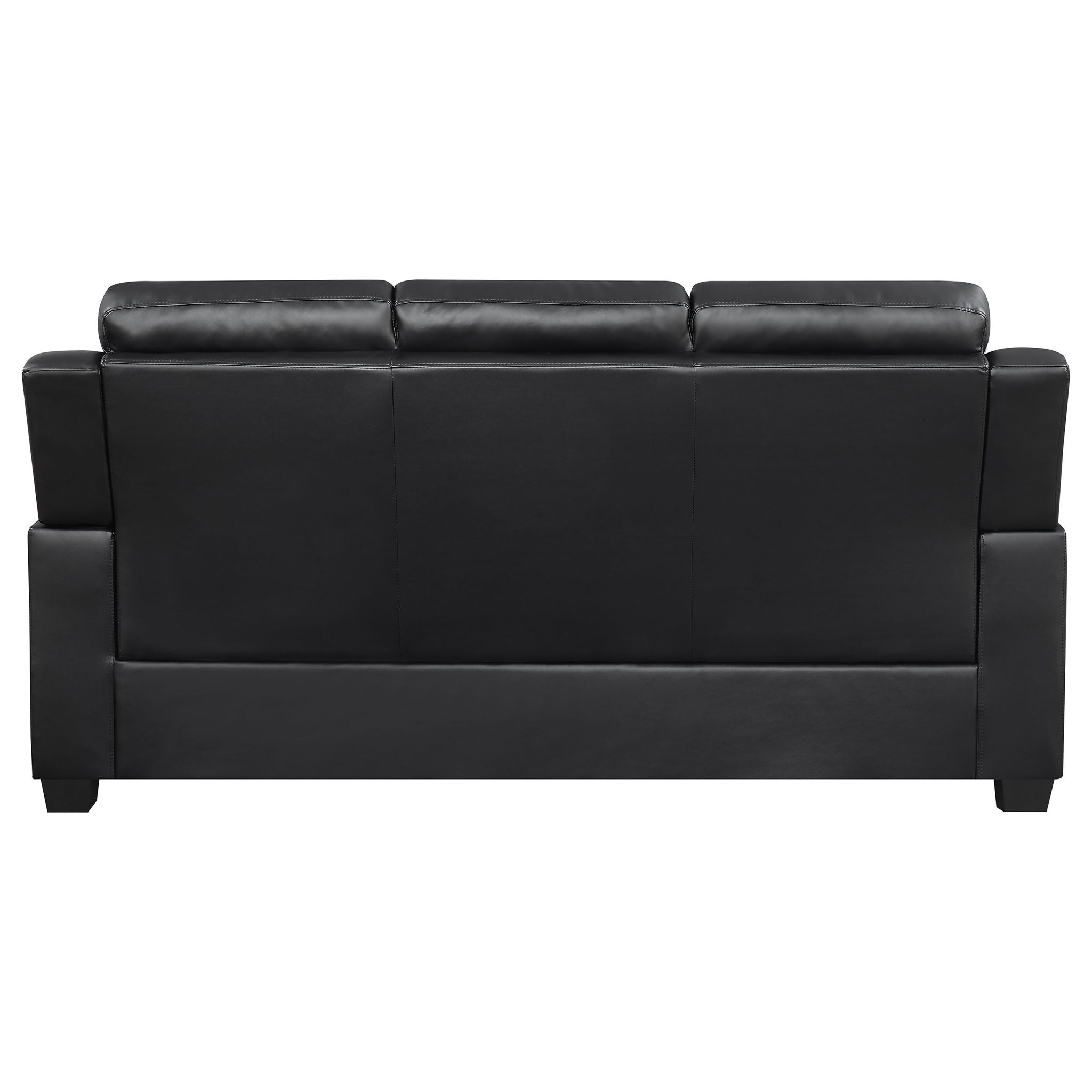 Eaton - Padded Sofa With Tufted Design - Black by HouseOfZazla