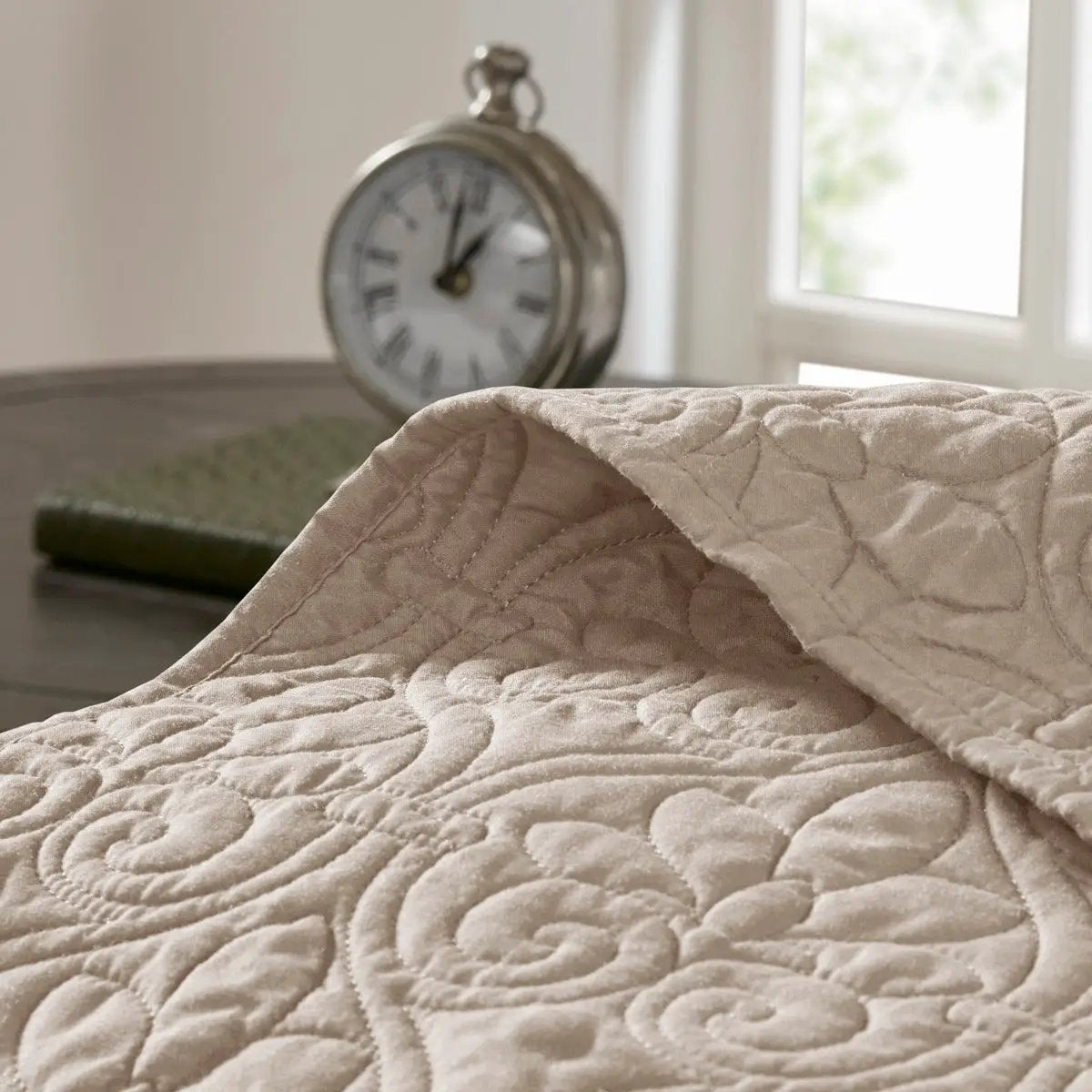 Reversible Quilt Set Khaki King/Cal King by HouseOfZazla