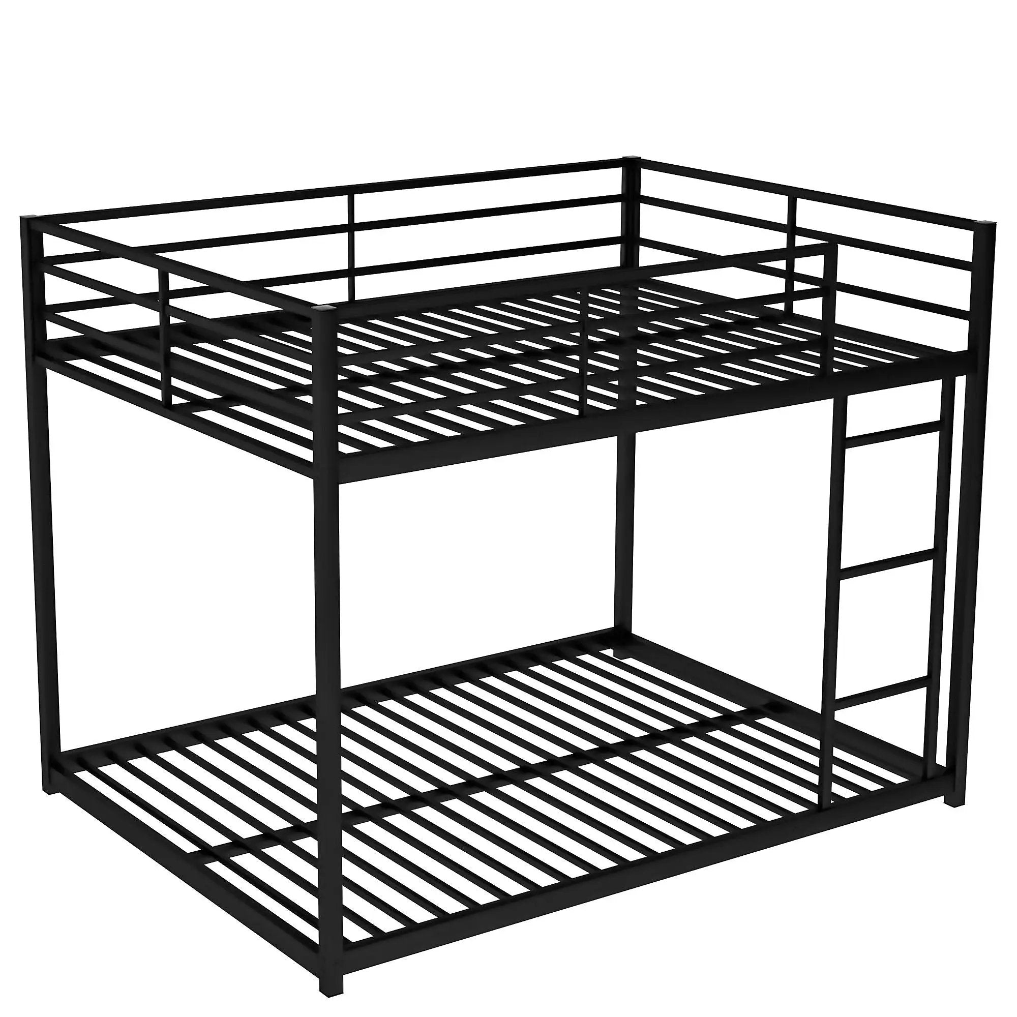 Metal Bunk Bed, Low Bunk Bed With Ladder by Unique Piece Furniture