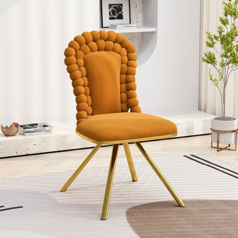 Upholstered Swivel Dining Chairs (Set of 2) by Unique Piece Furniture