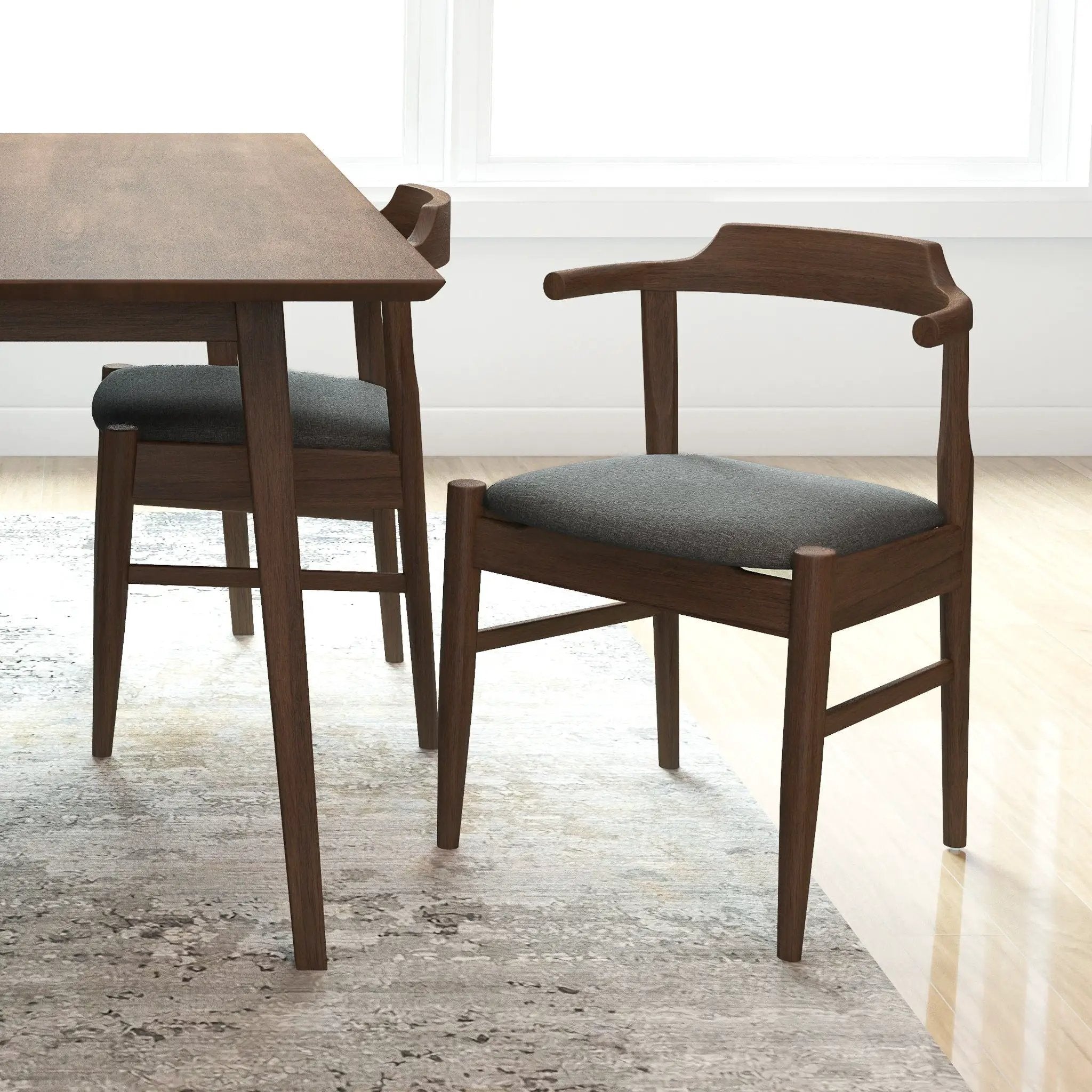 Daisy - Mid-Century Modern Dining Chair (Set of 2) by HouseOfZazla