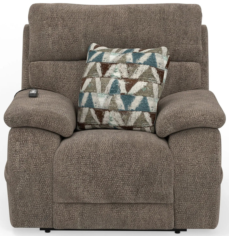 Joya - Power Lay Zero Gravity Recliner With Power Adjustable Headrest And CR3 Heat/Massage/Lumbar/ZG - Mushroom by Unique Piece Furniture