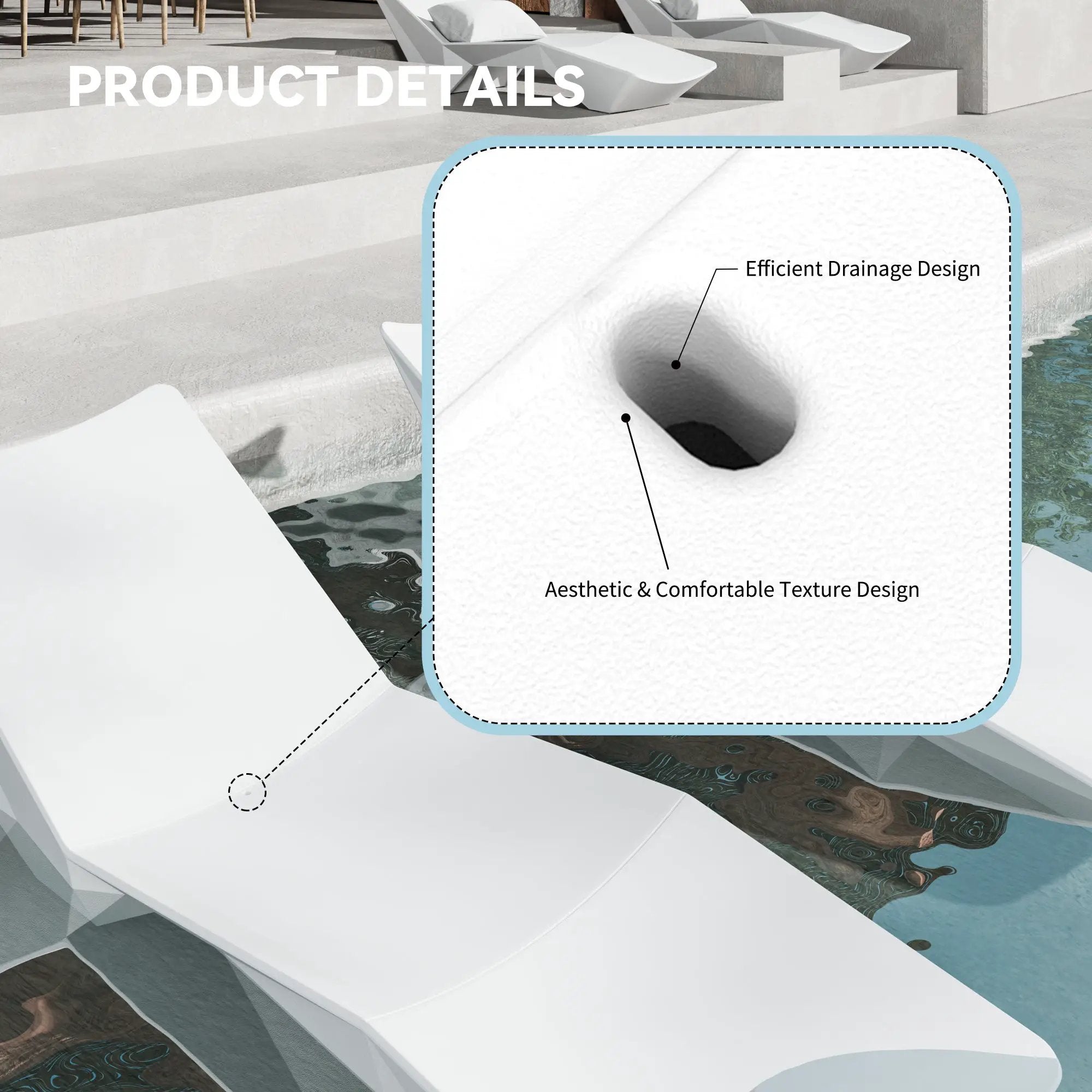 Quick Assembly S-Shaped Pool Lounger by HouseOfZazla