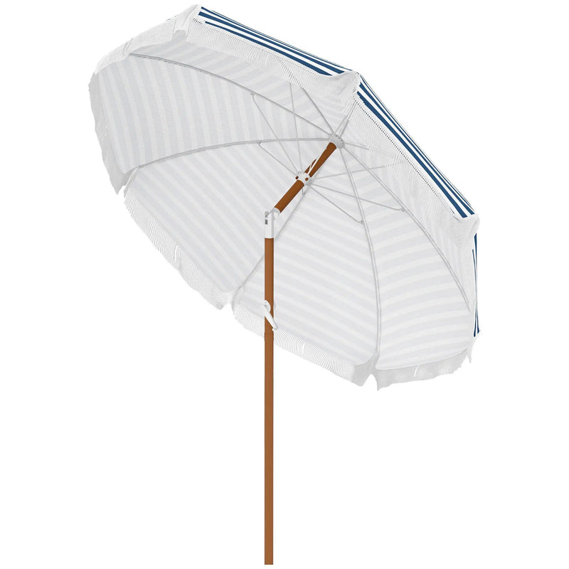 Outsunny 7 x 7 ft Outdoor Patio Umbrella with Tilt and Vent by HouseOfZazla