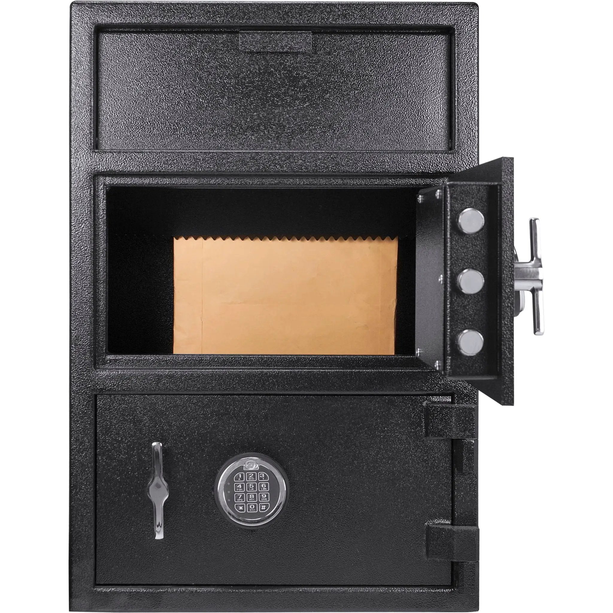 Digital Keypad 2 Lock Depository Safe 1 6 2 Cubic Ft - Black by HouseOfZazla