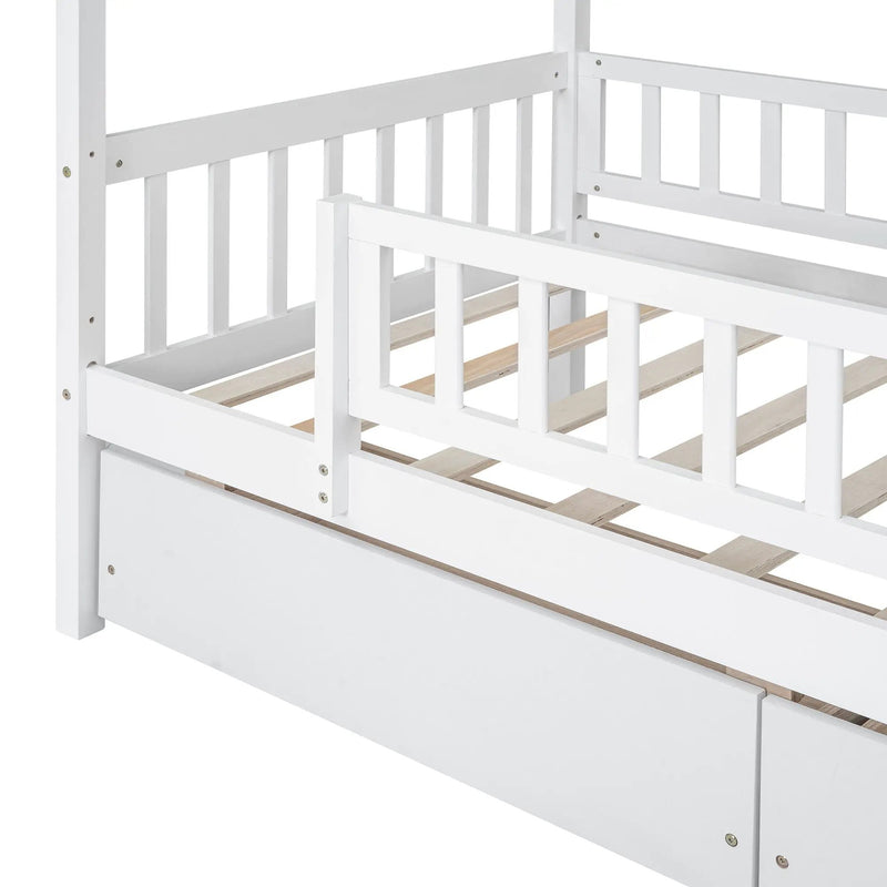 House Bed With 2 Drawers by HouseOfZazla