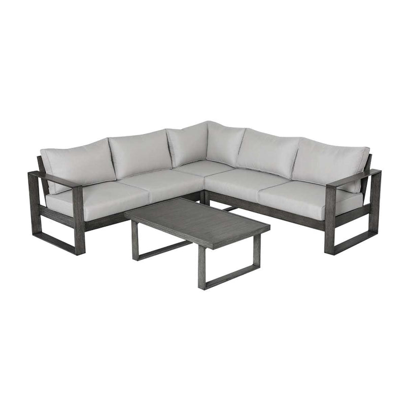 Walsh 4-Piece Aluminum Sectional Sofa Set by Outdoor-USA®