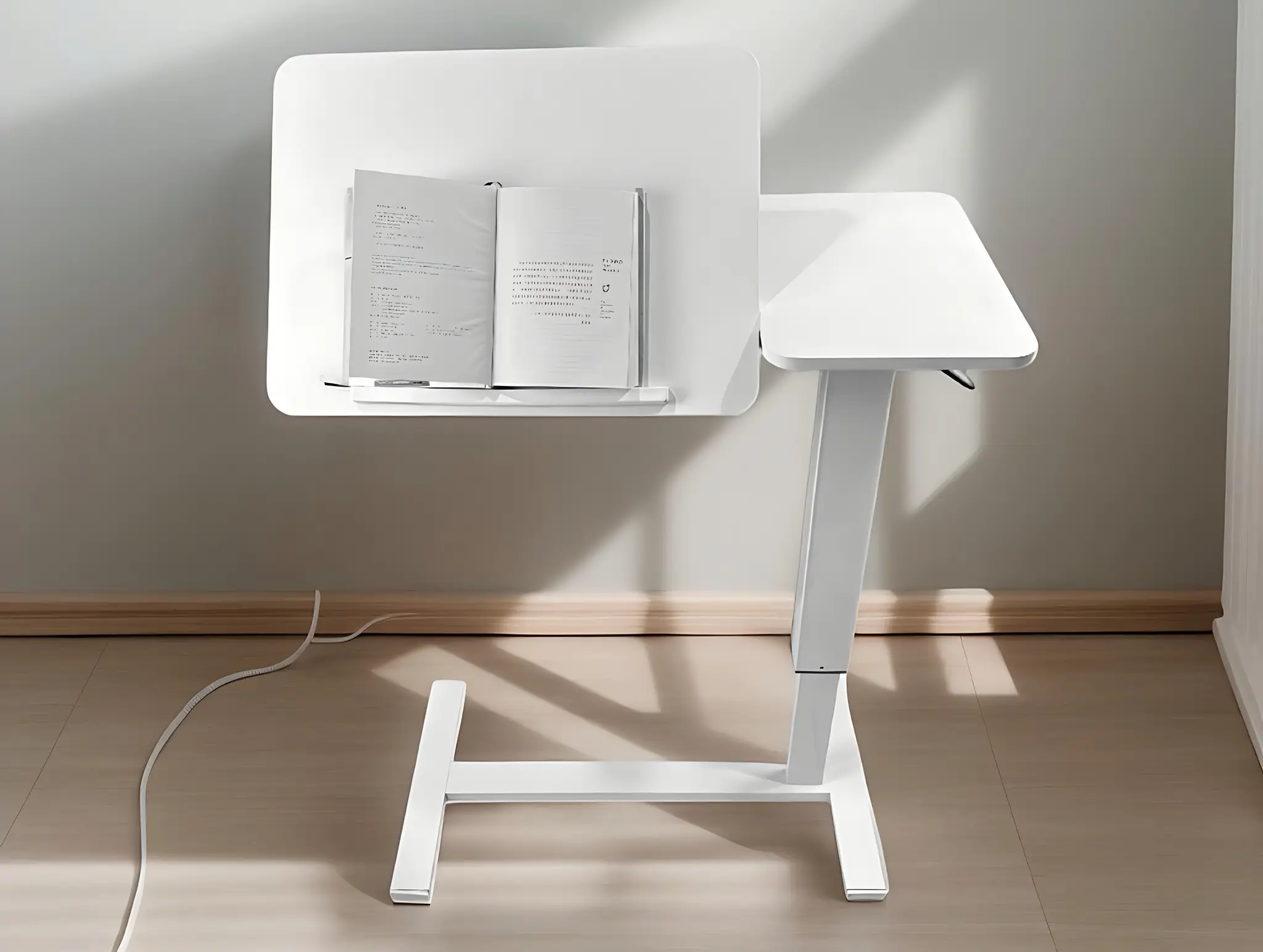 Overbed Bedside Desk, Mobile Rolling Laptop Stand by HouseOfZazla