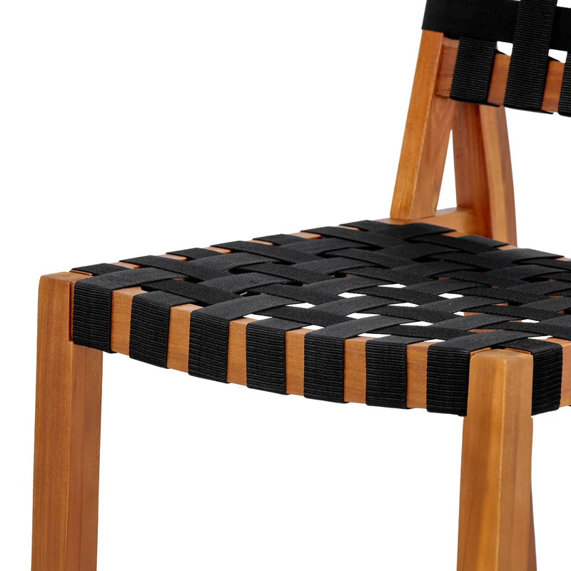 30.5 Inch Seat Height Outdoor Acacia Solid Wood Patio Furniture Set by HouseOfZazla
