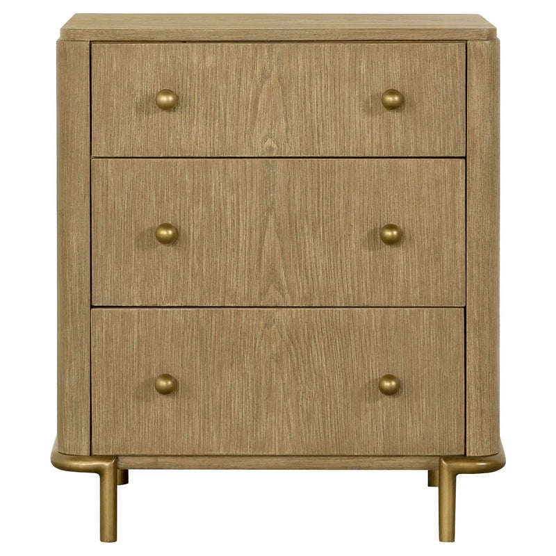 Arini 5-piece Eastern King Bedroom Set Cream and Sand Wash by Unique Piece Furniture
