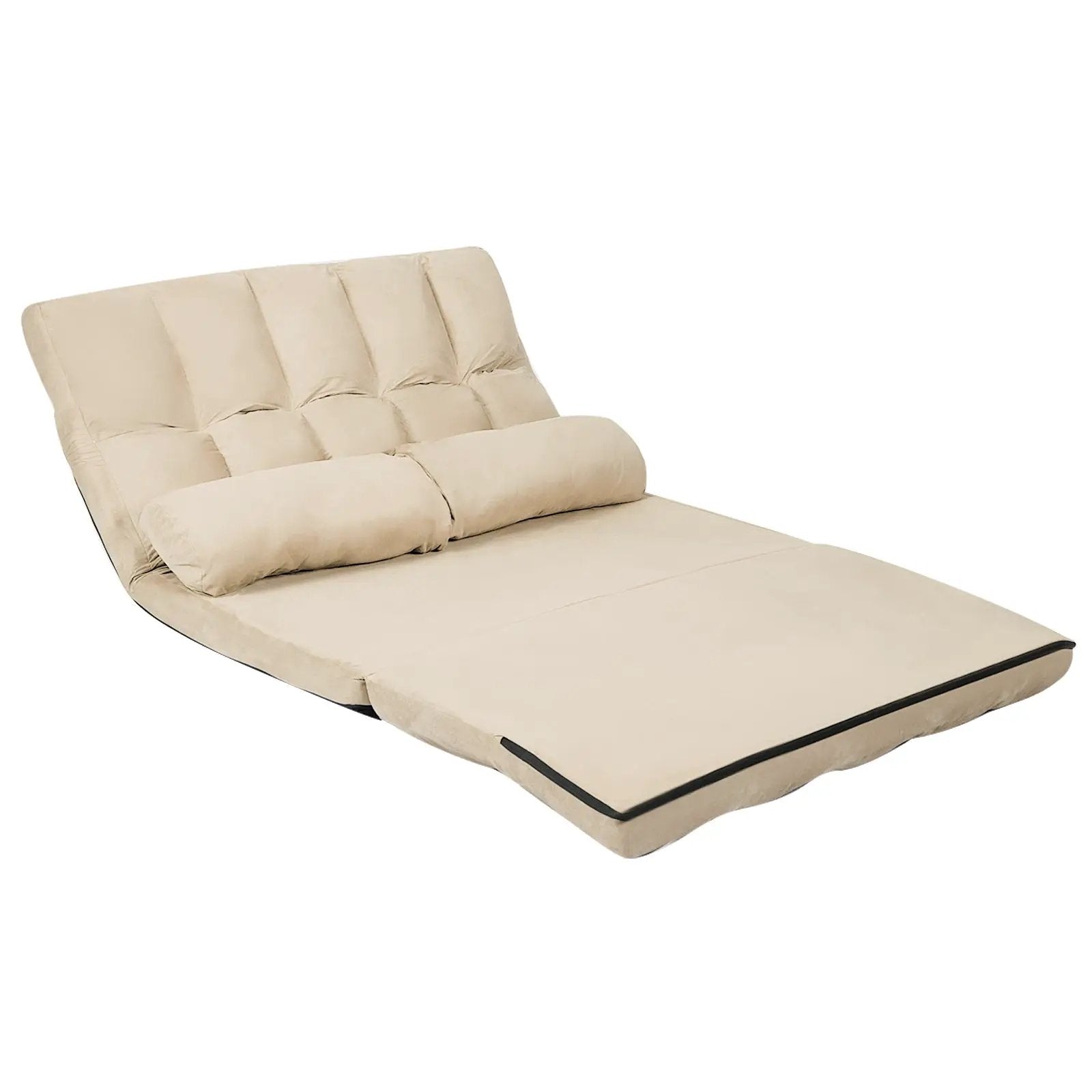 6-Position Foldable Floor Sofa Bed with Detachable Cloth Cover by DirectDeals