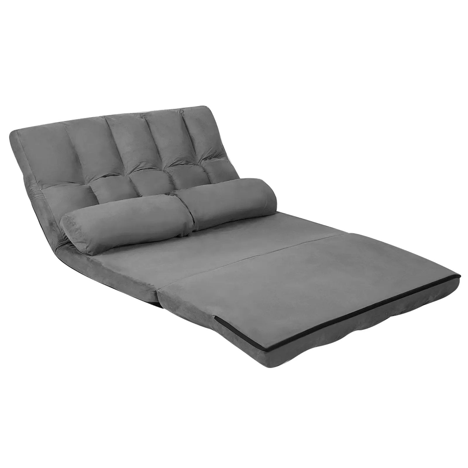 6-Position Foldable Floor Sofa Bed with Detachable Cloth Cover by DirectDeals