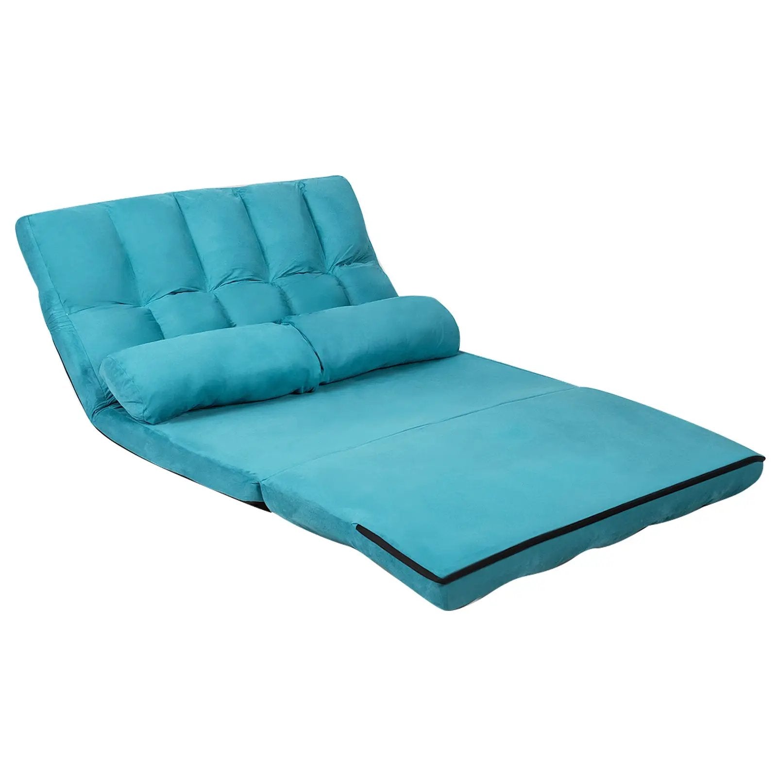 6-Position Foldable Floor Sofa Bed with Detachable Cloth Cover by DirectDeals