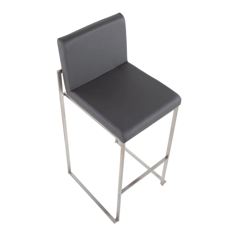 Fuji - Contemporary And Modern Elegance High Back Barstool by Unique Piece Furniture