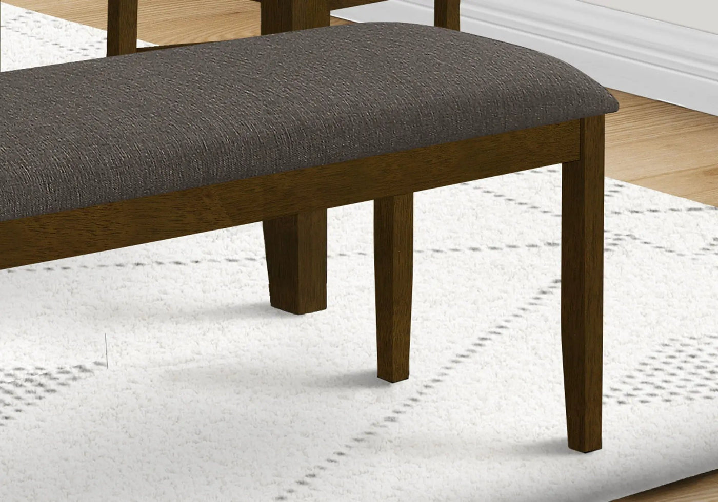 Rectangular Upholstered Hallway Bench - Transitional Design by HouseOfZazla