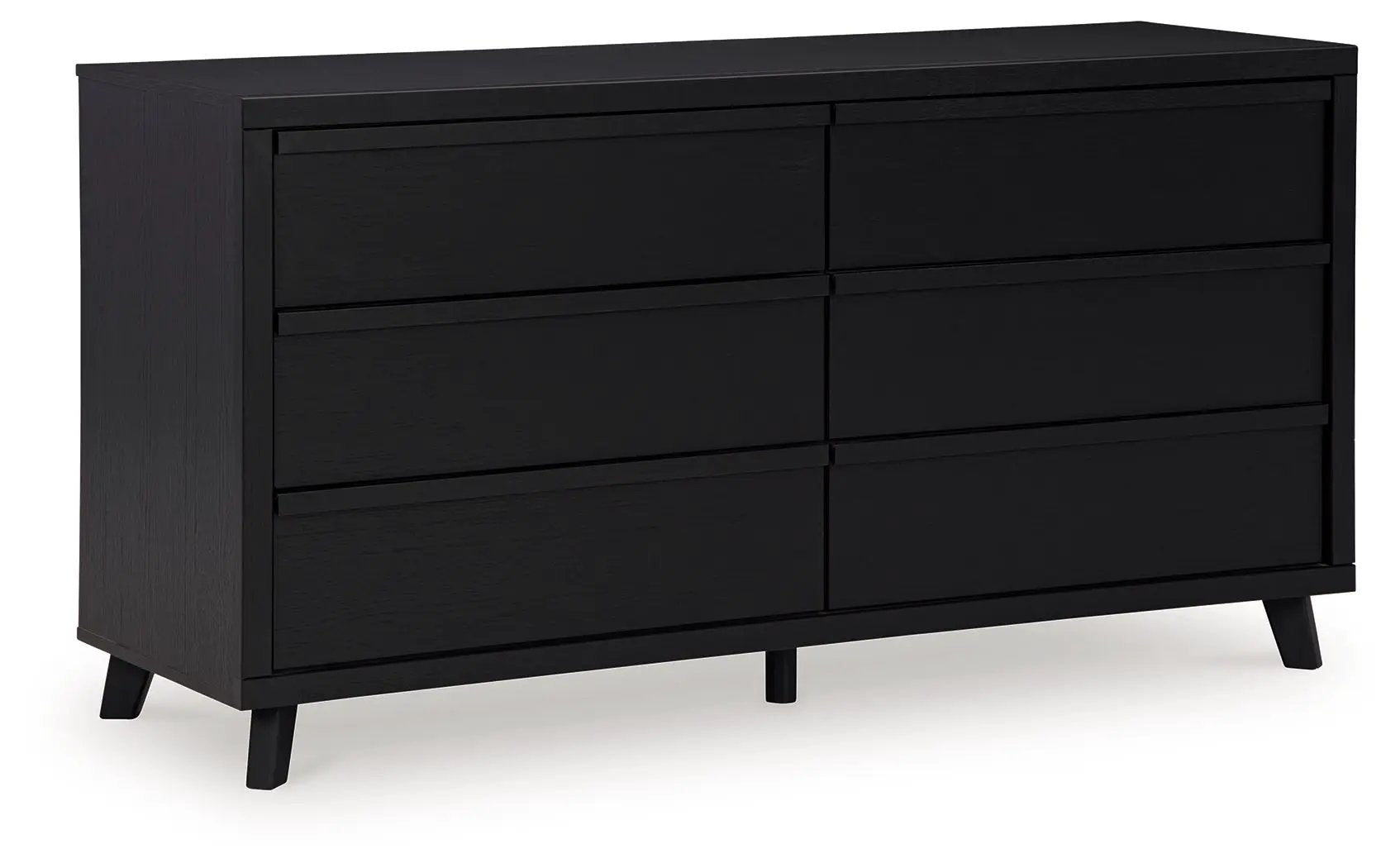 Danziar - Six Drawer Dresser - Black by Unique Piece Furniture