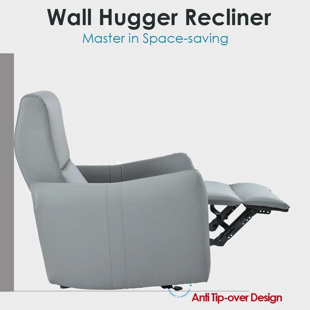 Wall Hugger Power Recliner Chair With USB Port (Type-C) by Unique Piece Furniture