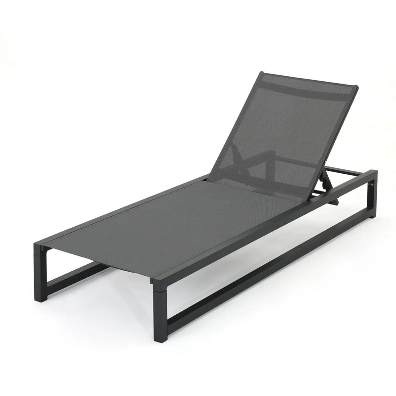 Chaise Lounge With 5 Reclining Positions, Outdoor Patio Lounge Chairs by HouseOfZazla