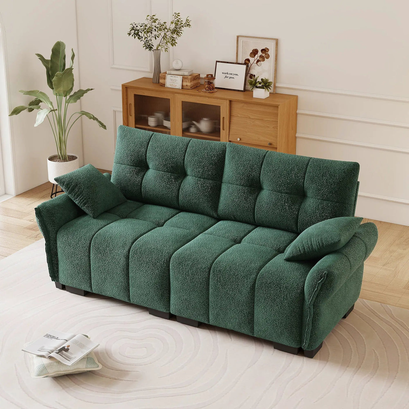Premium Two-Seater Sofa - Ergonomic Design by HouseOfZazla