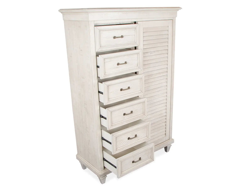 Newport - Gentleman's Chest - Alabaster by Unique Piece Furniture
