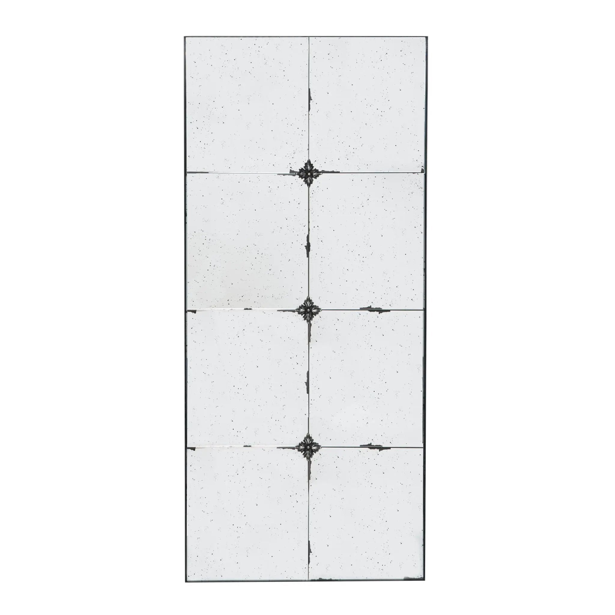 Traditional Decor Style Antique Glass Panel Mirror, Wall Mirror For Bathroom Entryway Console Lean Against Wall by Unique Piece Furniture