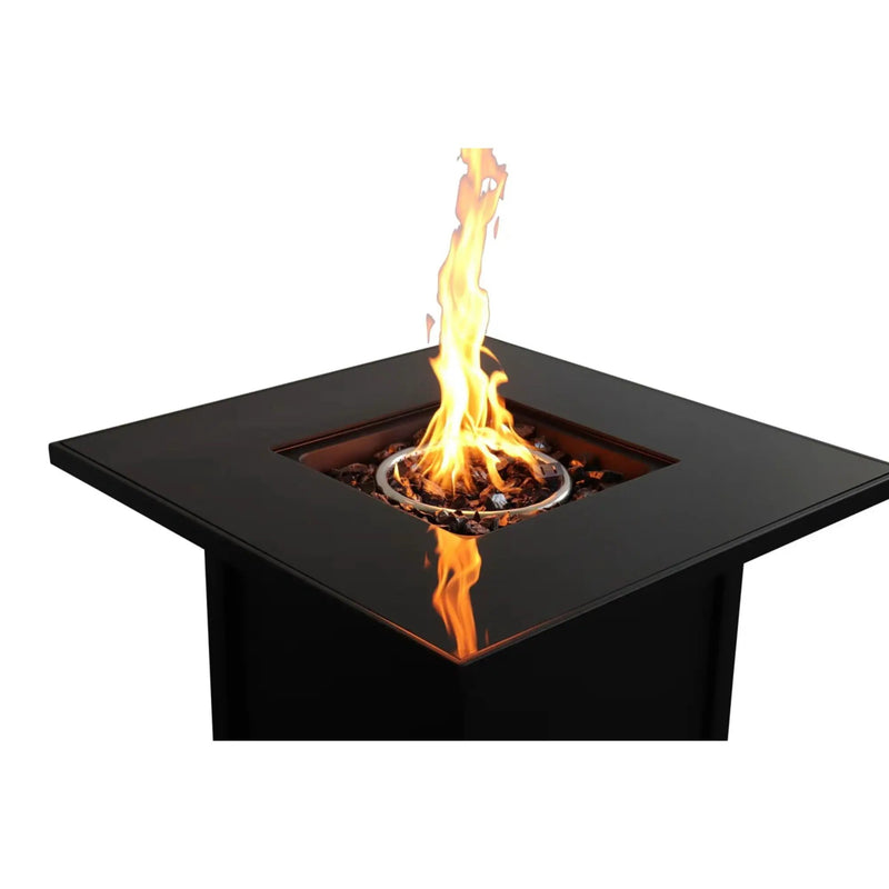 Outdoor Fire Pit For Outdoor Home Garden, Backyard Fireplace - Black by HouseOfZazla