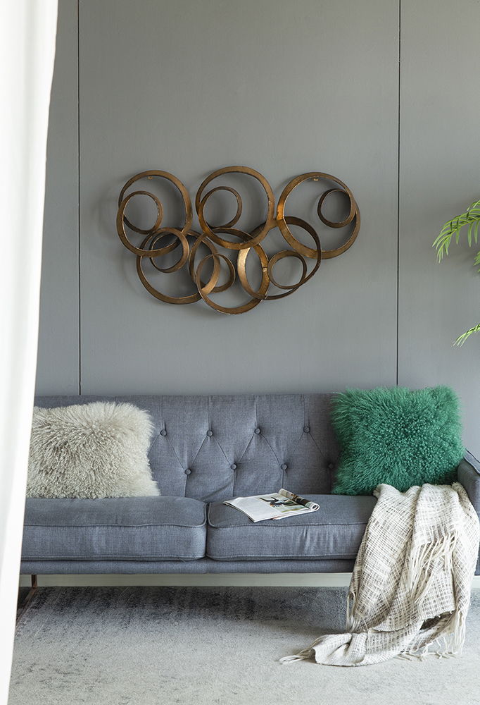 SerethaLeaf Wall Decor - Gold by HouseOfZazla