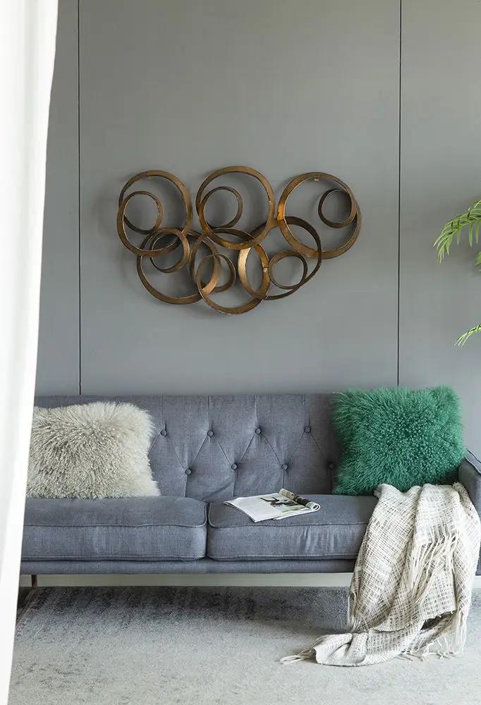 SerethaLeaf Wall Decor - Gold by Unique Piece Furniture