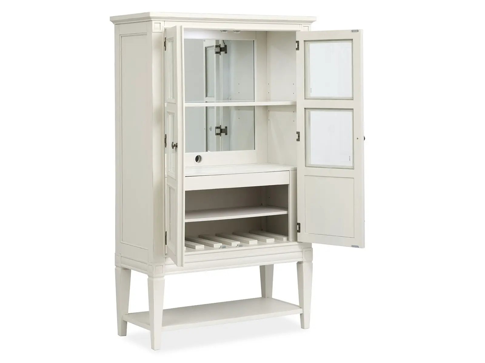 Willowbrook - Display Cabinet - Egg Shell White by Unique Piece Furniture