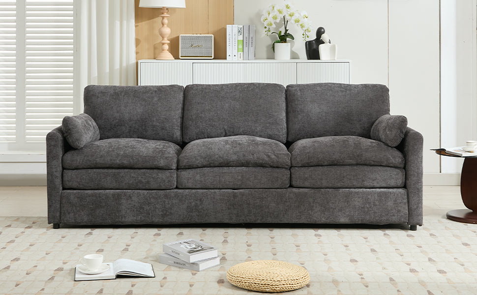 Cozy Upholstered Oversized 3-Seater Cloud Sofa by BLAKHOM