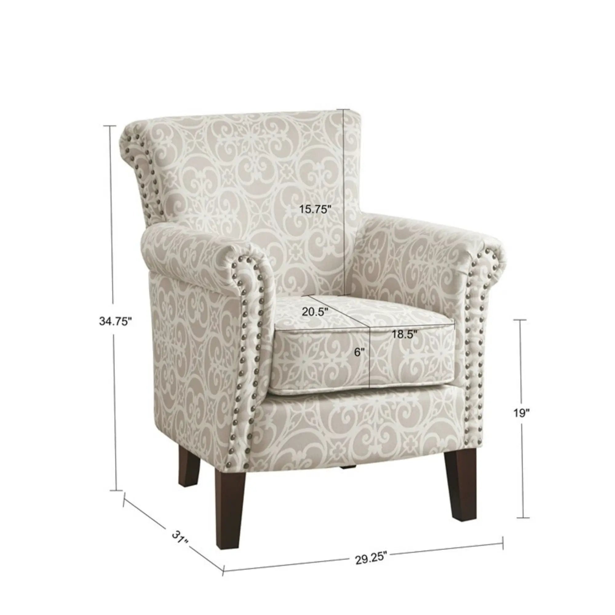 Brooke - Tight Back Club Chair by Unique Piece Furniture