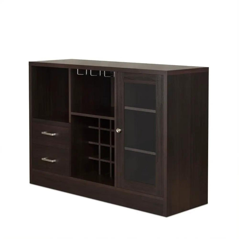 Hazen - 33" Wine Cabinet - Espresso by Unique Piece Furniture