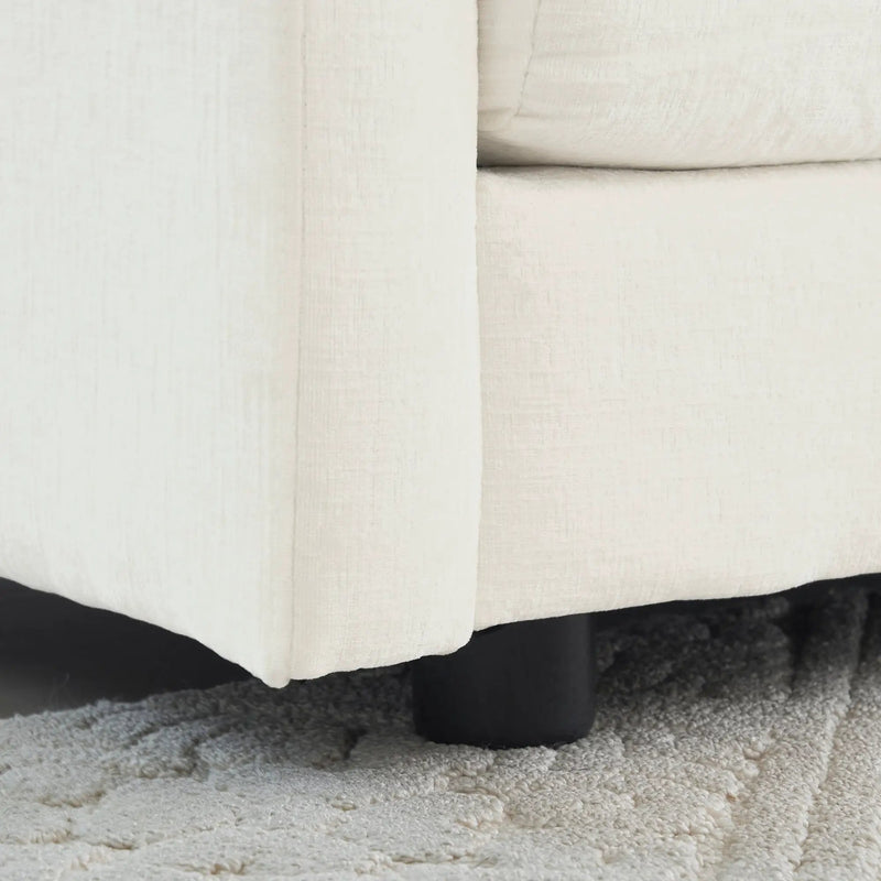 Comfy Deep Single Seat Sofa Upholstered Reading Armchair by HouseOfZazla