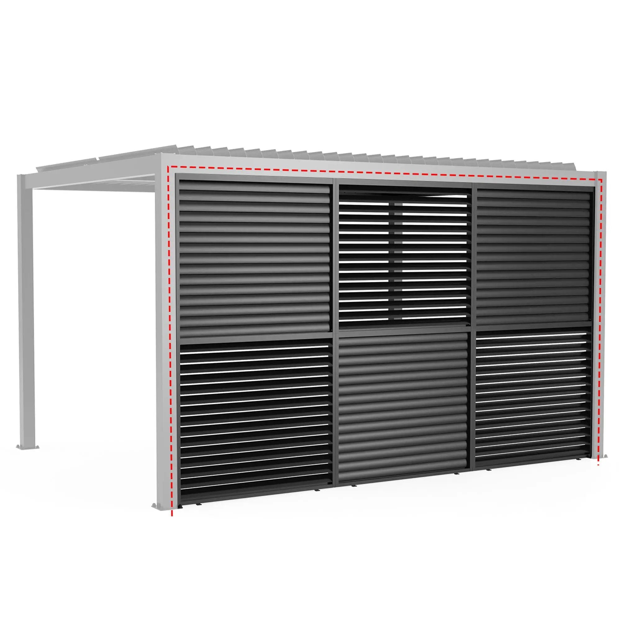 Louver Grille Frame & Louvers by Unique Piece Furniture