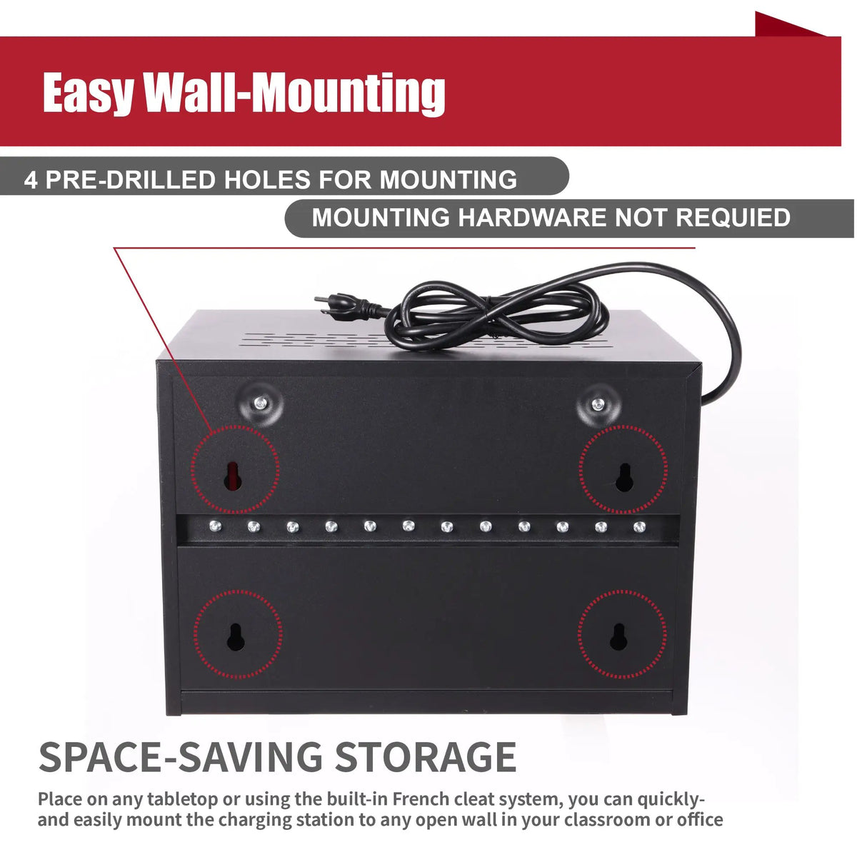 12 Bay Charging Cabinet for Laptop and Chromebook by HouseOfZazla