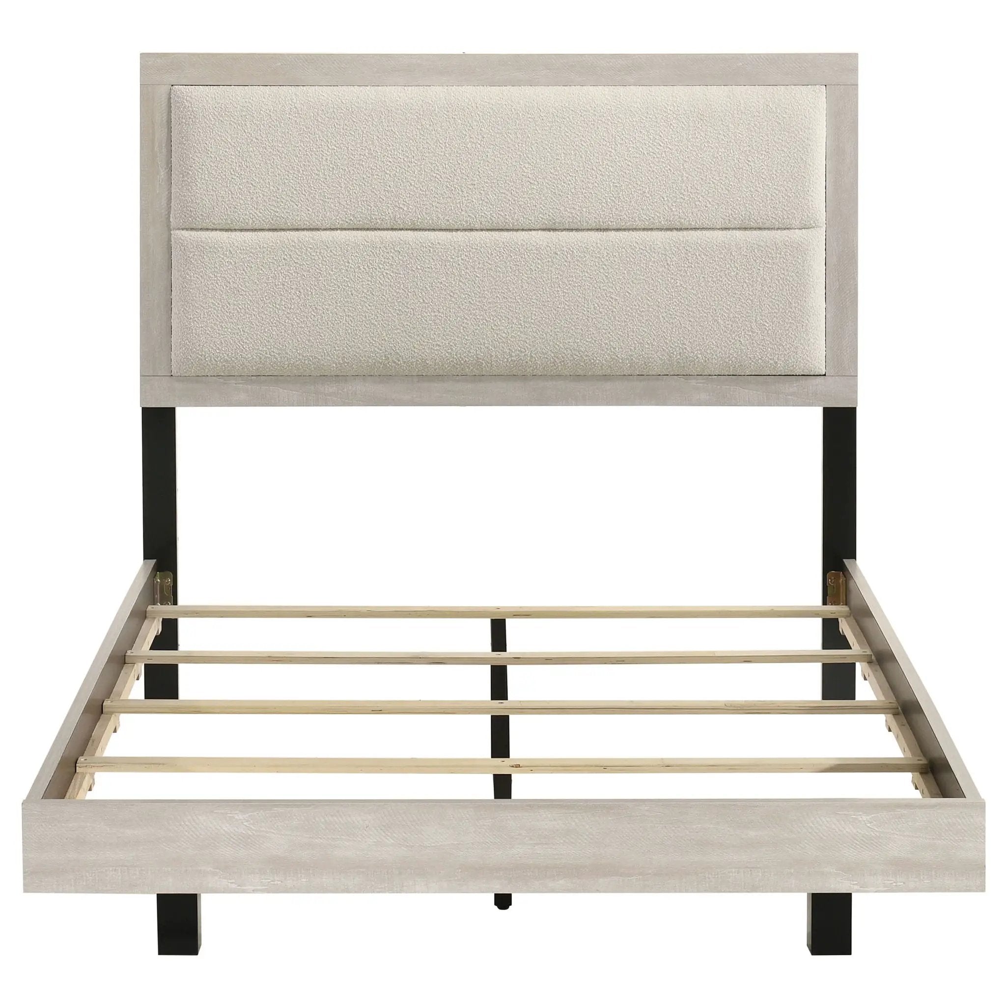 Trenton 54-inch Wood Full Panel Bed Rustic Cream by Unique Piece Furniture