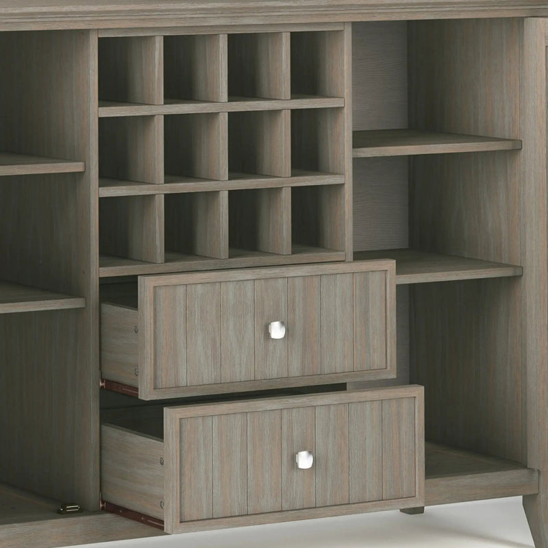 Bedford - Sideboard Buffet And Wine Rack by HouseOfZazla