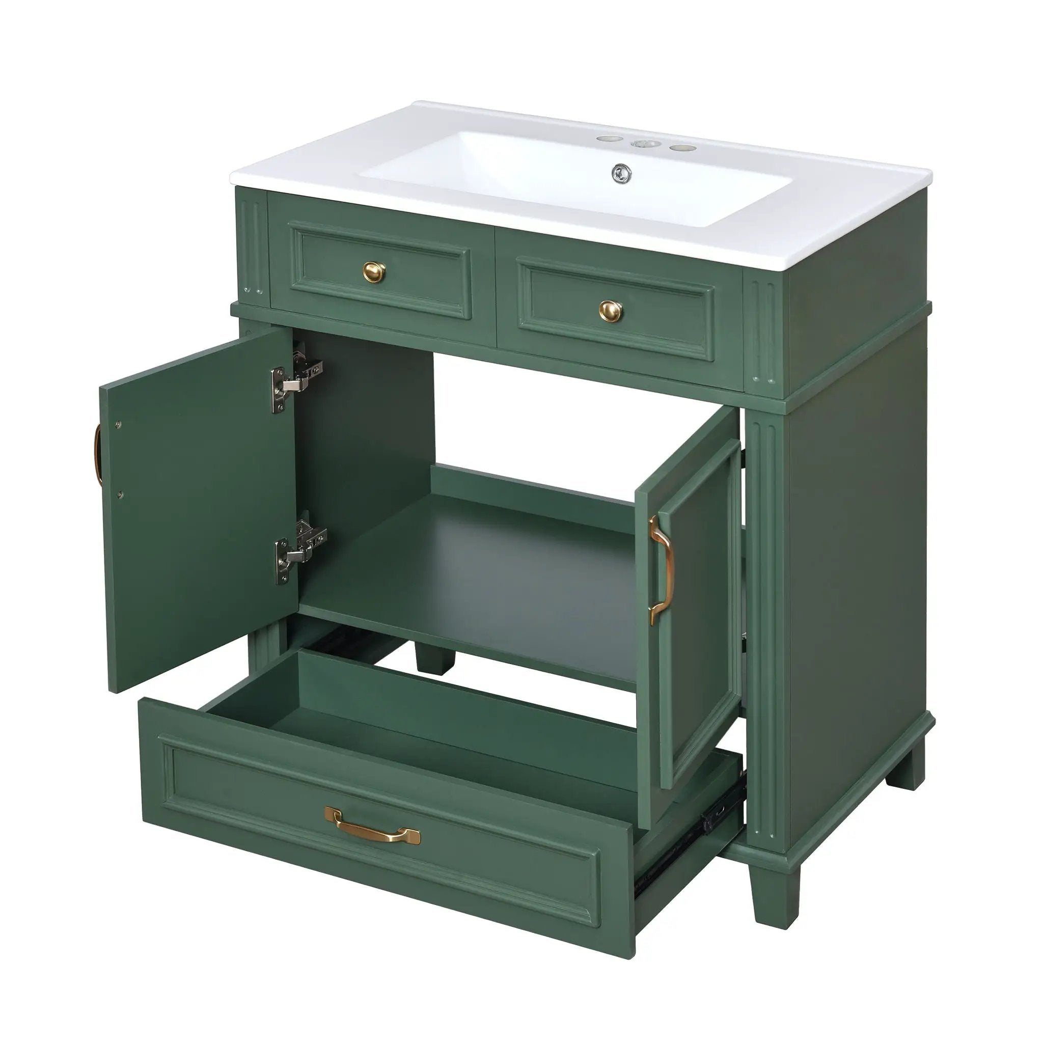 Bathroom Vanity With Sink And Storage Cabinet by HouseOfZazla