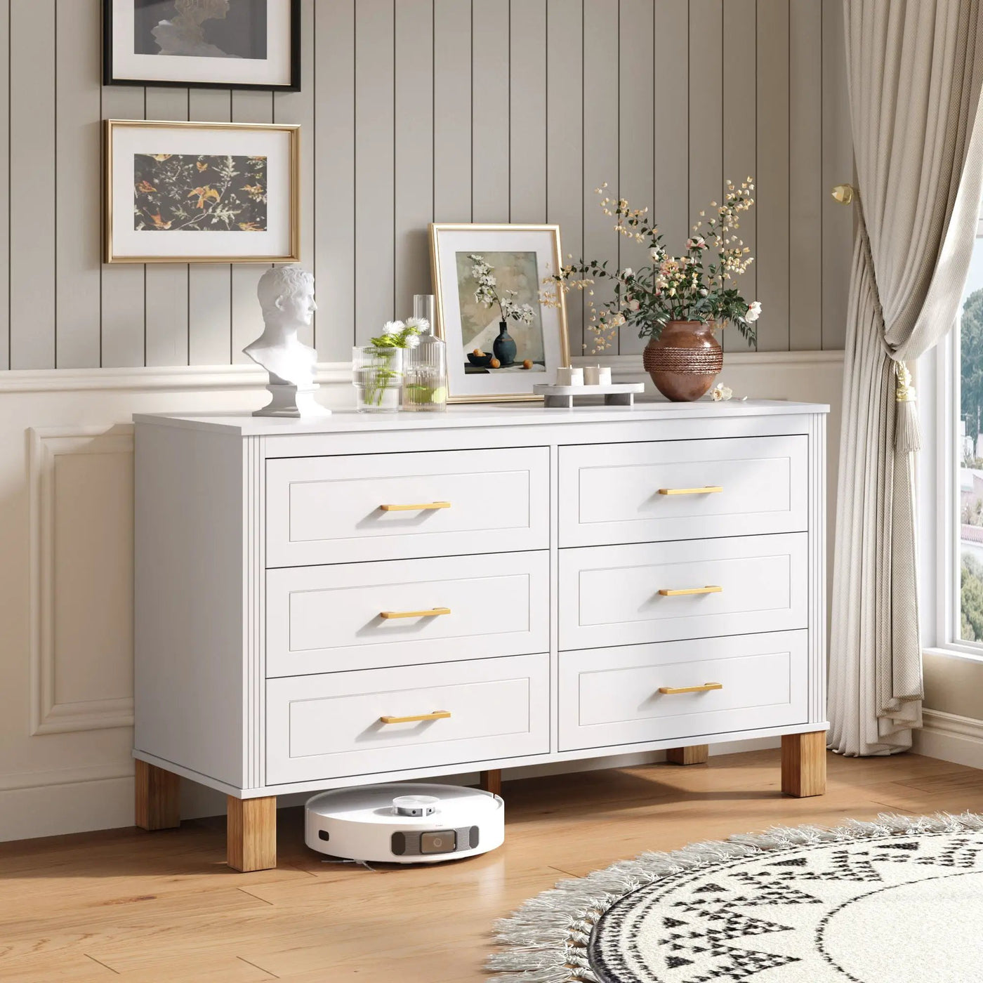 6 Drawer Double Dresser by HouseOfZazla