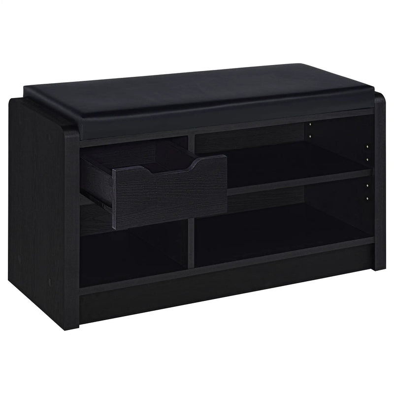 Arrington Storage Bench Black by Unique Piece Furniture