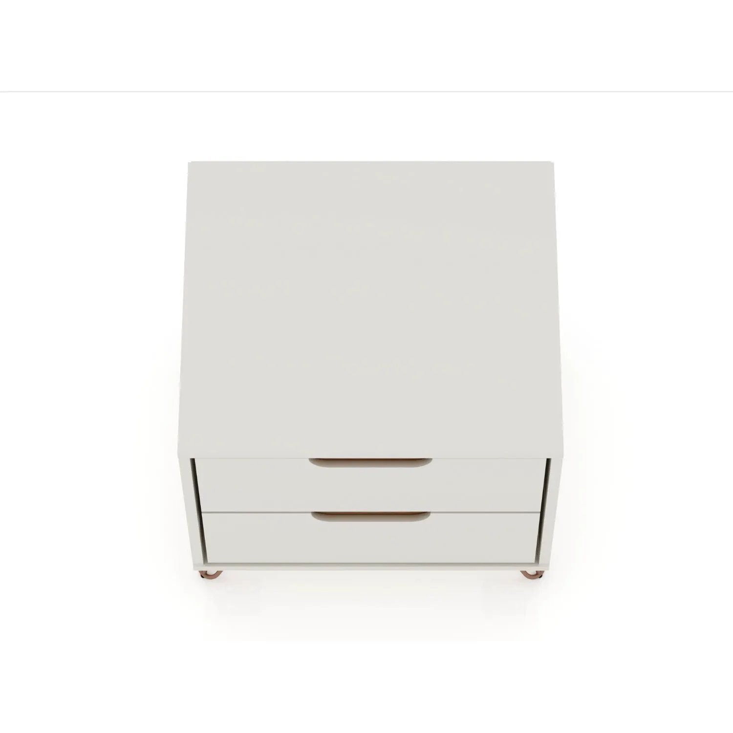 Rockefeller - Nightstand With 2 Drawers - Off White by HouseOfZazla