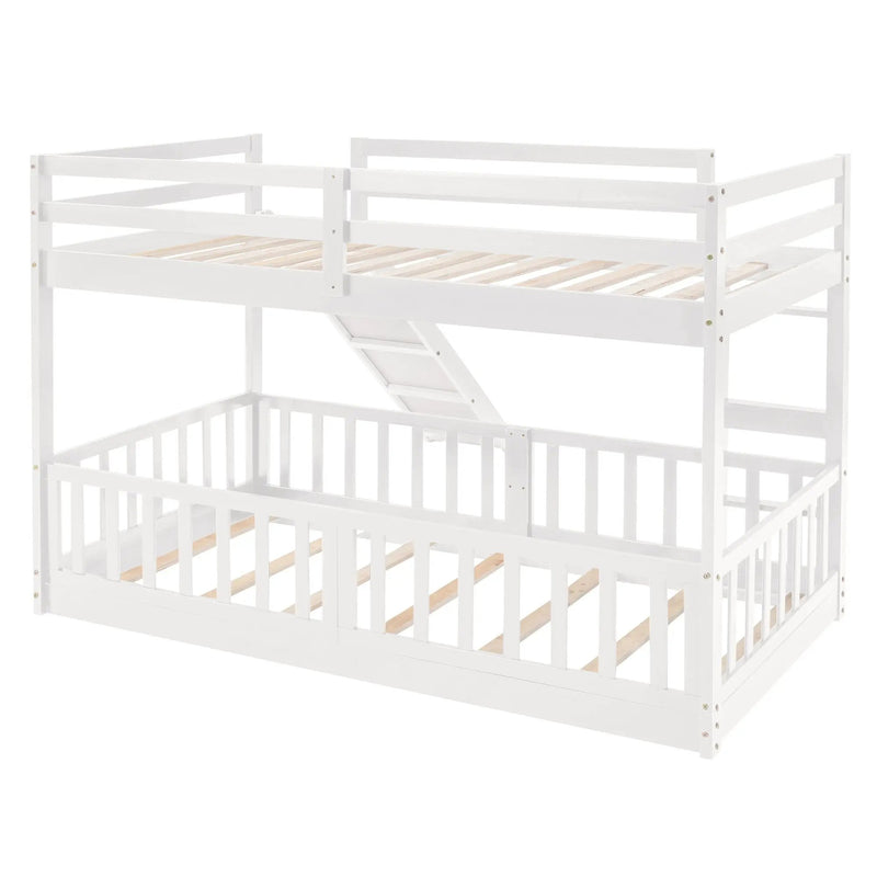 Functional Bunk Bed & Convertible Ladder And Slide by HouseOfZazla