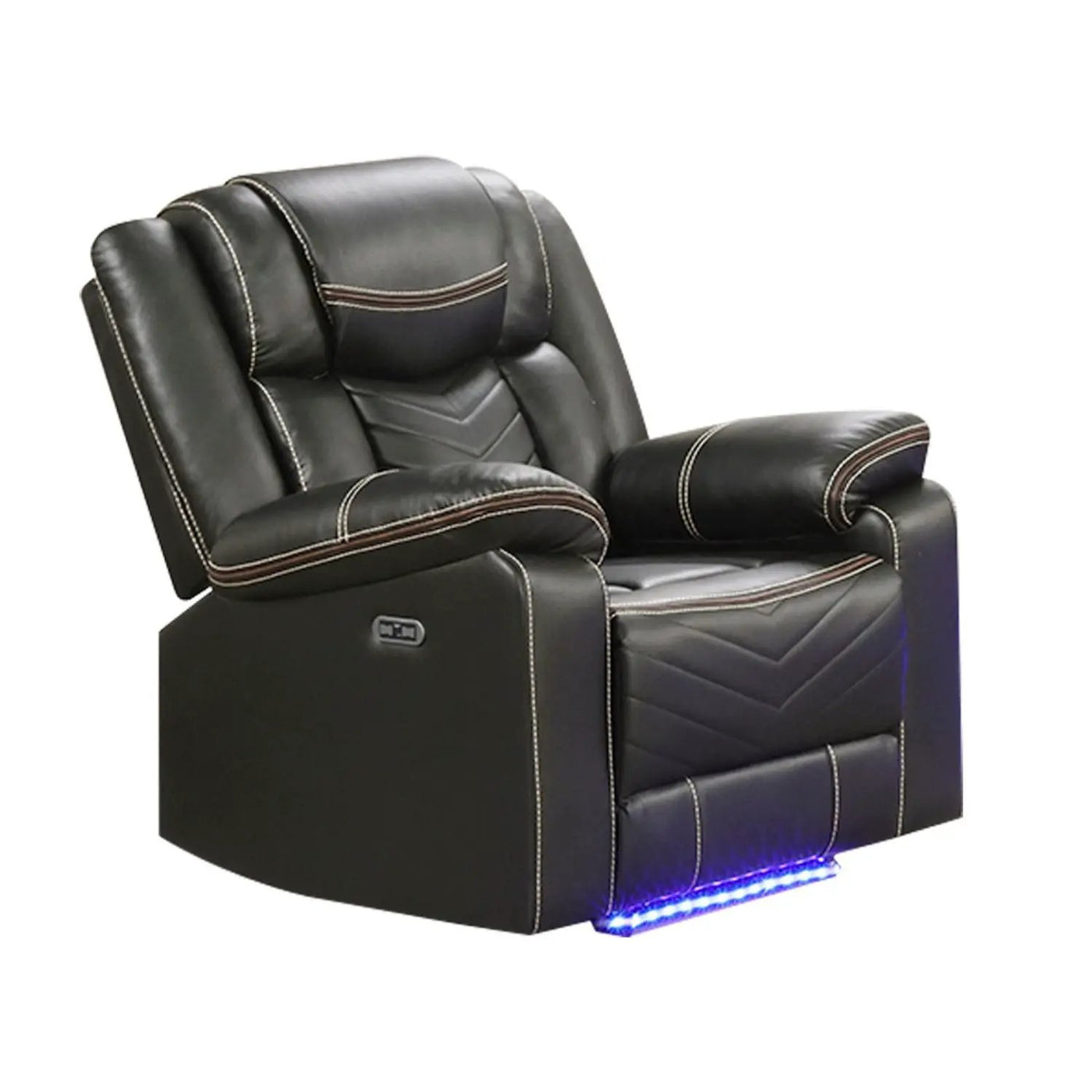Challenger - LED Power Recliner Chair by Unique Piece Furniture