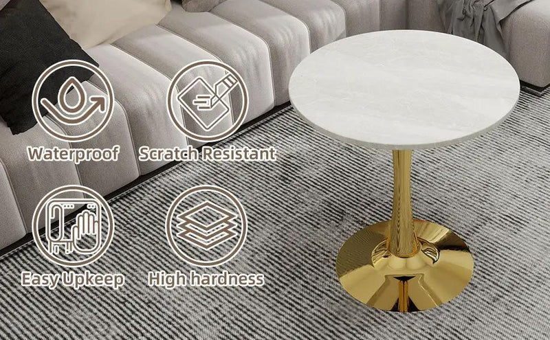 27.6-Inch Round Dining Table by HouseOfZazla
