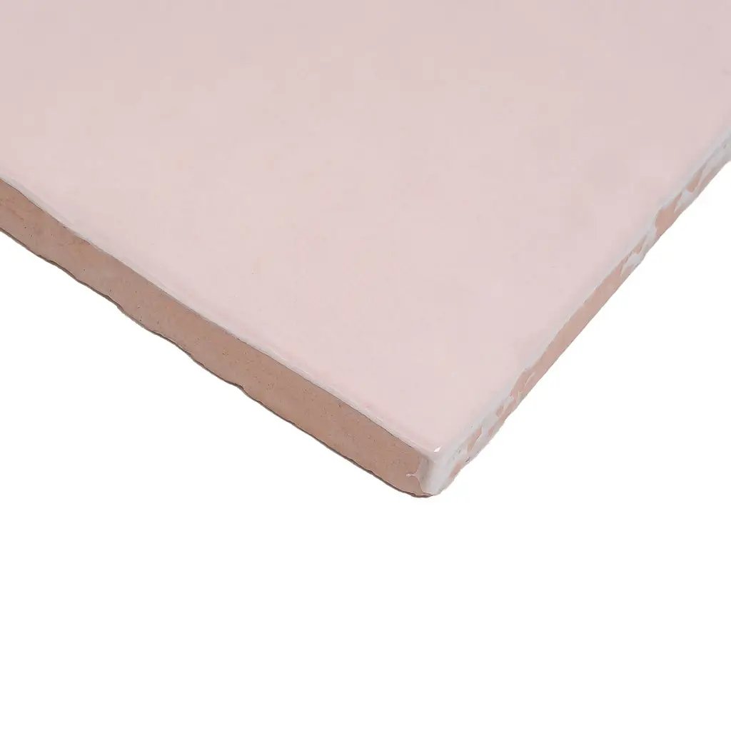 Chateau Soft Pink 5x5 Glossy Ceramic Square Tile (57 pack, 10.76 sq ft/case) by Apollo Tile