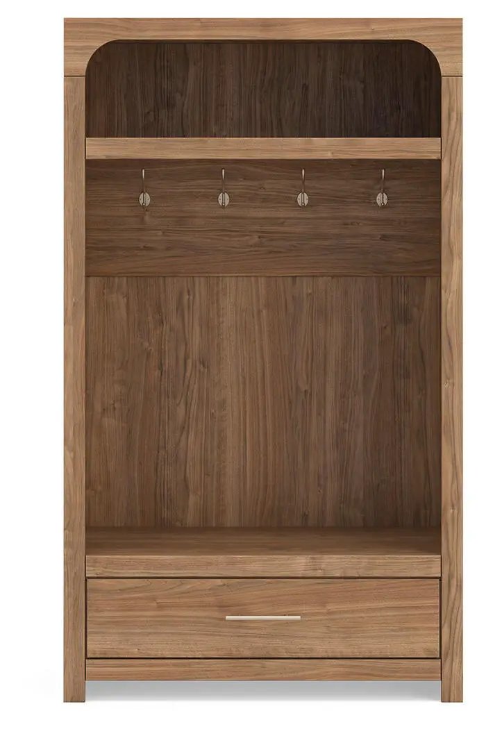 Dovander - Hall Tree With Storage Bench - Brown by Unique Piece Furniture