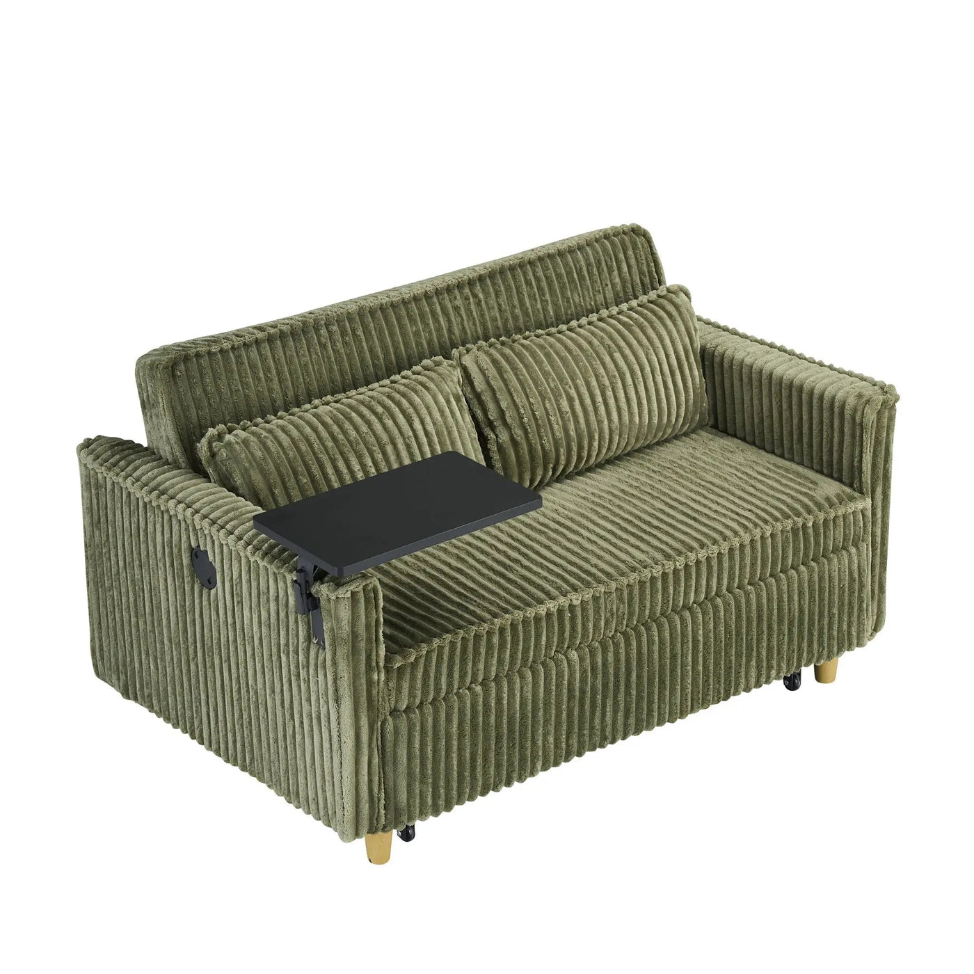 Pull Out Sofa With Movable Tabletop And USB Ports by HouseOfZazla